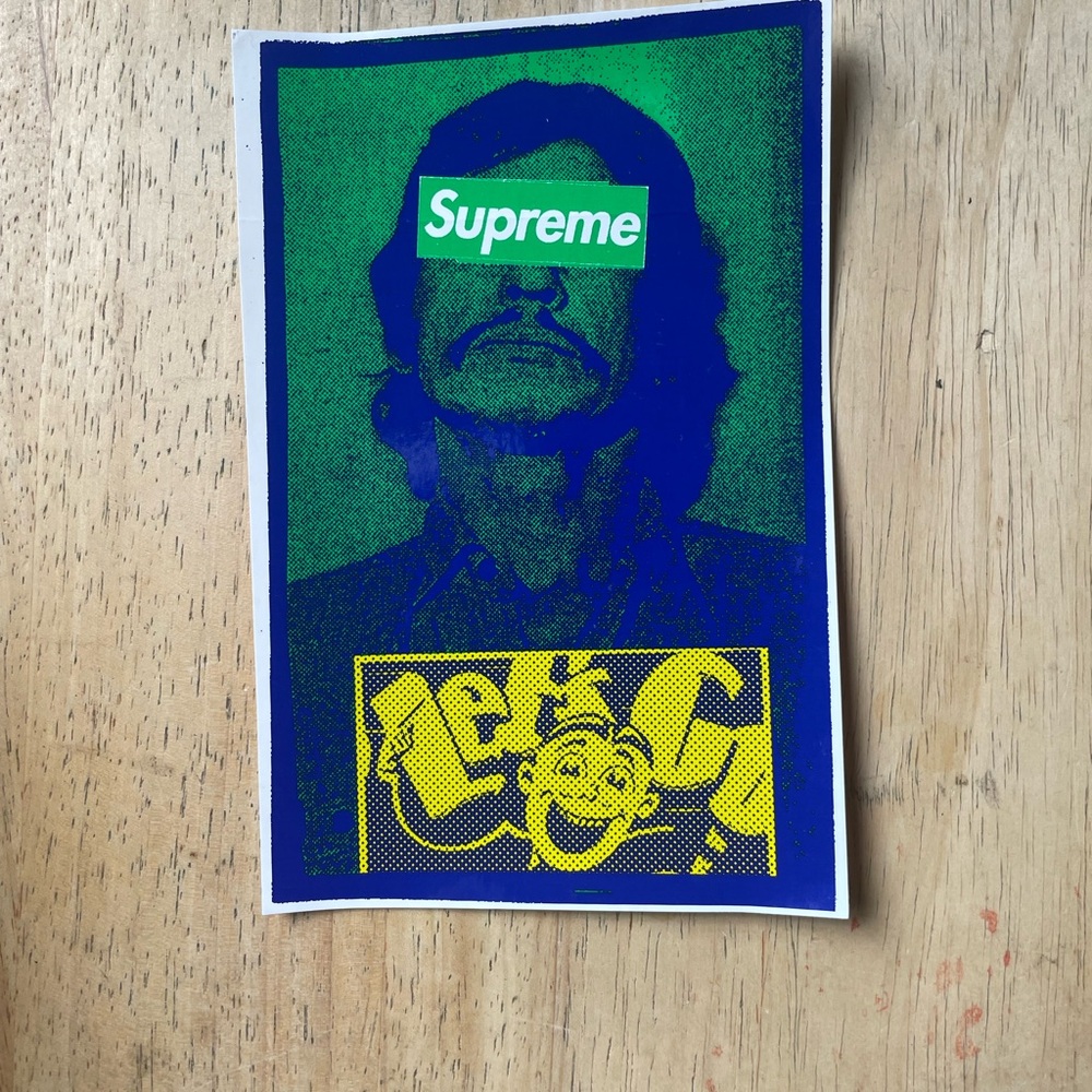 Supreme Charles Bronson sticker
